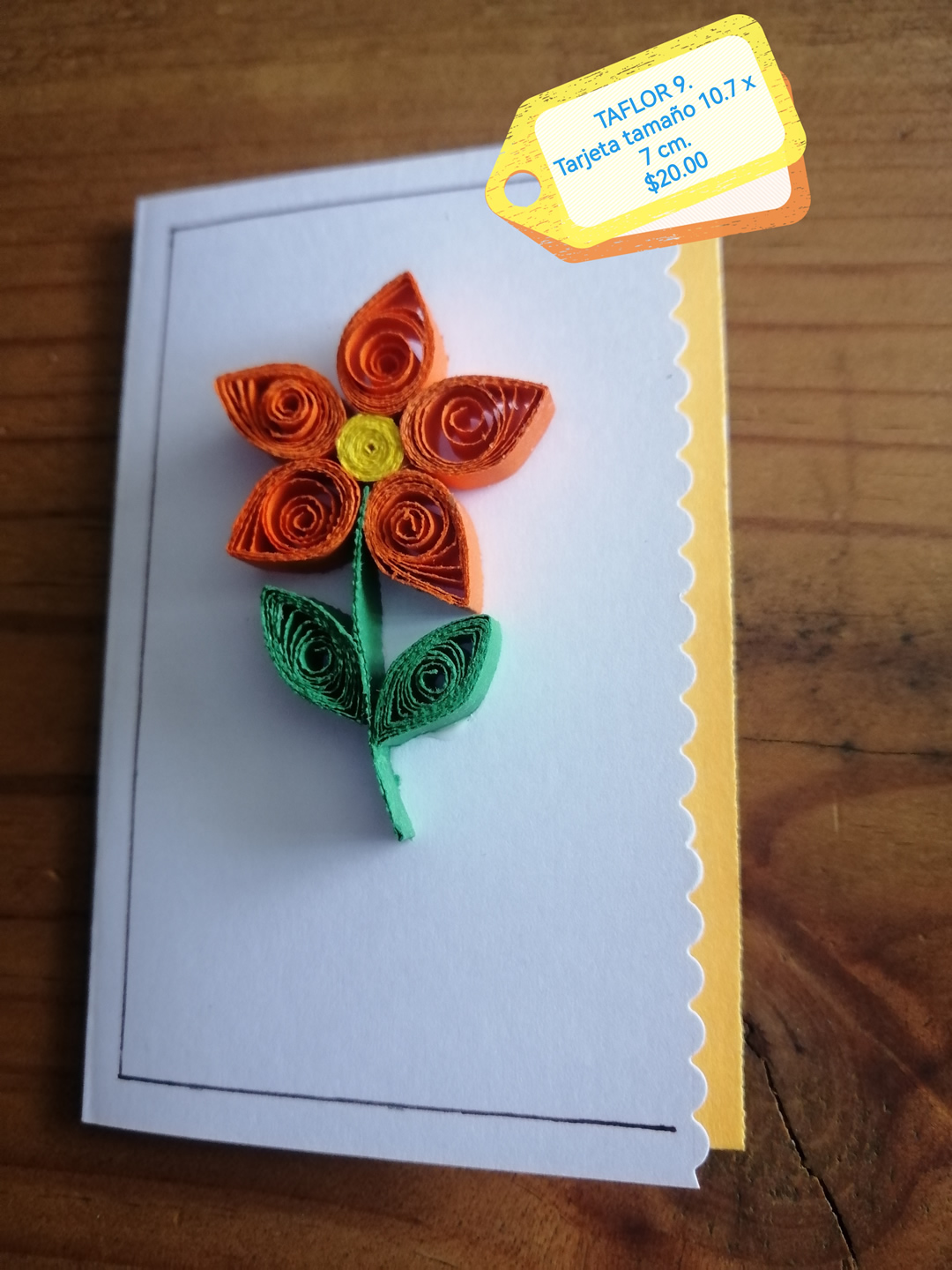 Tarjeta de flores